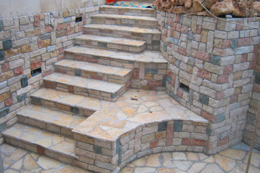 Rivestimento scale esterne