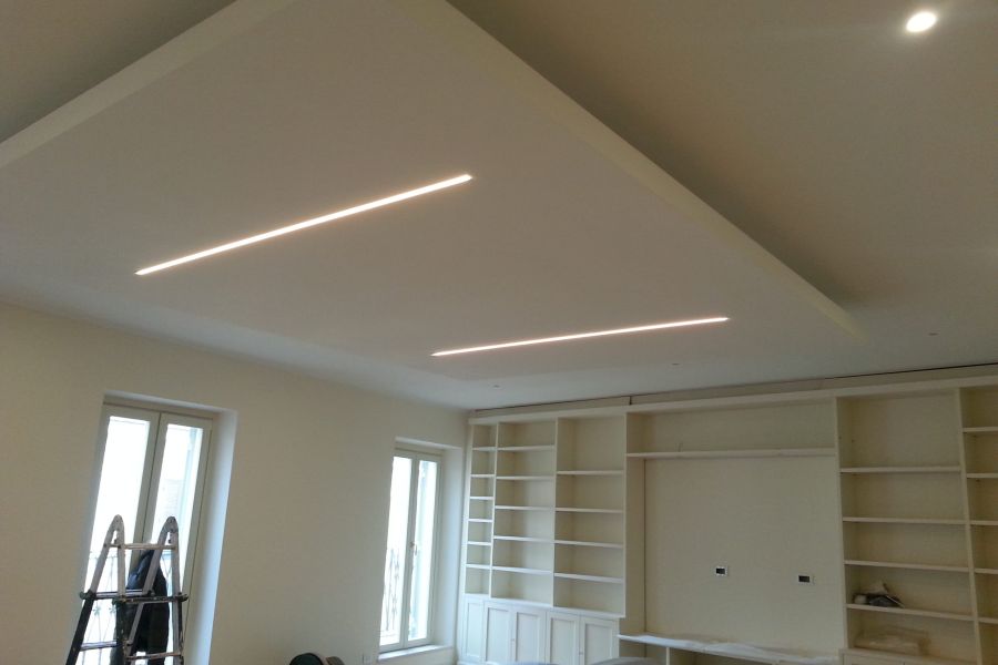 Climatizzazione a soffitto dopo